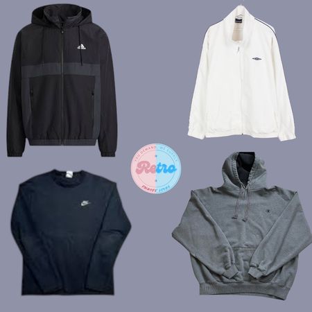 Y2K & 90's Sweatshirt & Jackets: 10 Pc