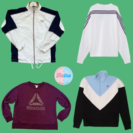 Y2K/90's Sweatshirt & Jackets | Carhartt | Filas | Adidas | Nike | Reebok| 10 Pcs