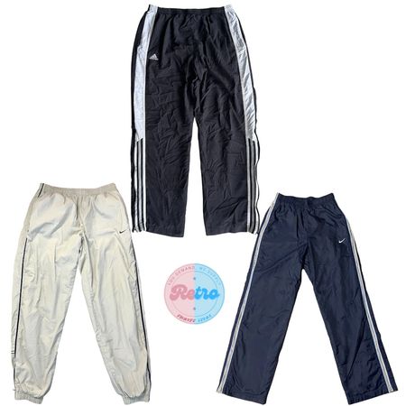 Y2K/90's Retro Track Pants: 5 Pcs