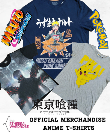 Official Merchandise Anime T-shirts Bundle of 21 pcs (RN#1203)