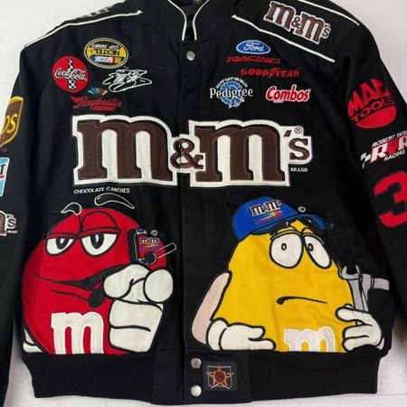 Maßgeschneiderte Handarbeit Nascar Umgestaltete Jacke