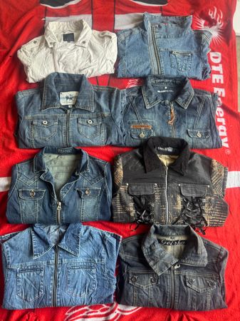 Denim unbranded jackets 20 pieces
