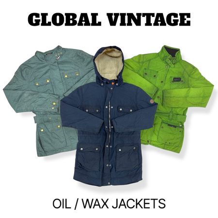 Oil / Wax Jacksts and coats - 25 Piece
