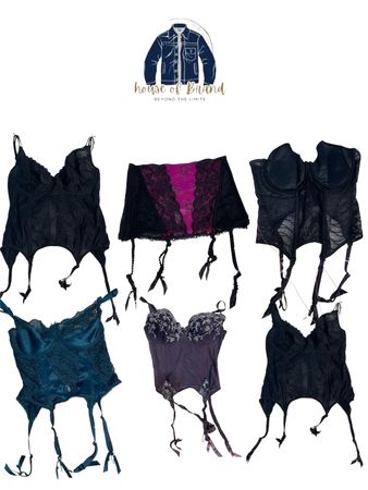 Jolis corsets à bretelles
