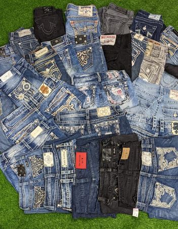 Miss me, True Religion, Rock Revival jeans Straight and Skinny mix
