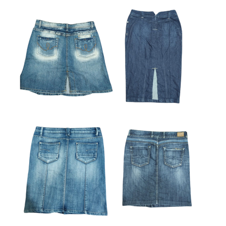 Y2K Denim Mini-Röcke 13 Stück (Bundle Nr. 6)