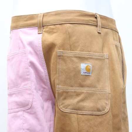 CV0018 Upcycled Carhartt Two Tone Shorts.