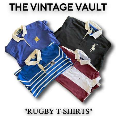 Branded Rugby T-Shirts including Polo Ralph Lauren Tommy and others - 25 pcs