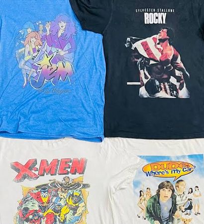 Printed T-shirts 500pcs AB grade