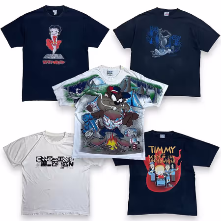 T-shirts imprimés 100 pièces