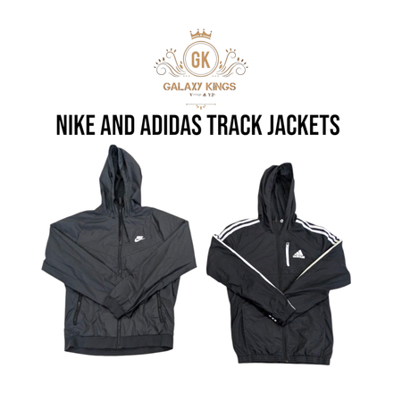 Nike and Adidas Track Jackets
