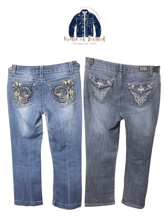 Y2K-Stil Schlagjeans 30 Stück