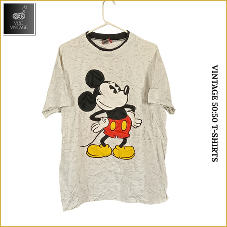 VINTAGE 50:50 T-SHIRTS - 10 PCS (BUNDLE 6)