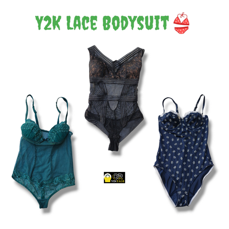 Y2K Lace Bodysuit👙
