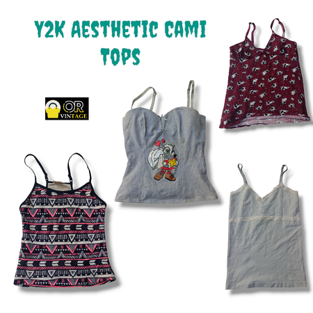 Y2K Aesthetic Cami Tops🔥