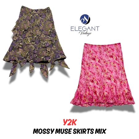 Y2K Mossy Muse Skirts Mix - 12 pieces - EV0369
