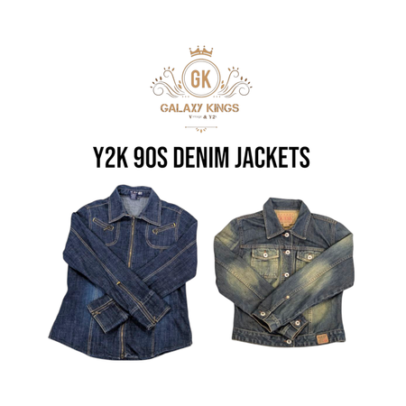 Giubbotti di jeans Y2k degli anni '90