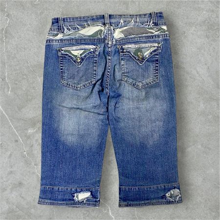 (CP OO10) Y2K denim capri