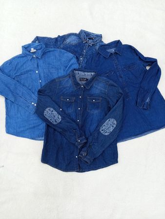 IQ0050 Y2k denim blouse - 10 Pieces