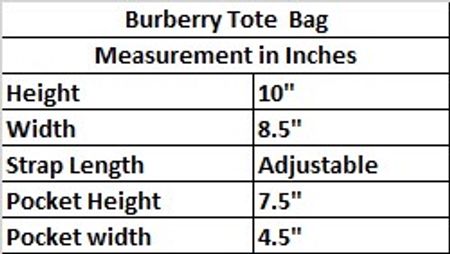 Rework burberry tote bag