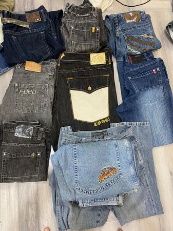 Jnco/Southpole/Fubu/Coogi-Y2K Hiphop Baggy Jeans-72pcs