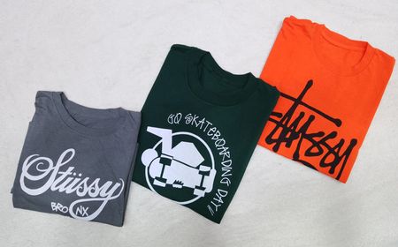 CV0108 T-shirts Style Rework Stussy - 20 Pcs