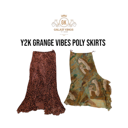 Y2k Grange Core Poly Skirts