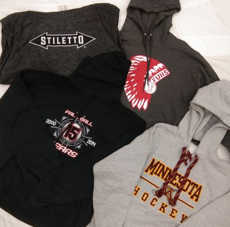 ZH0101 Unbranded Sport Print Sweatshirts - 17 Pcs