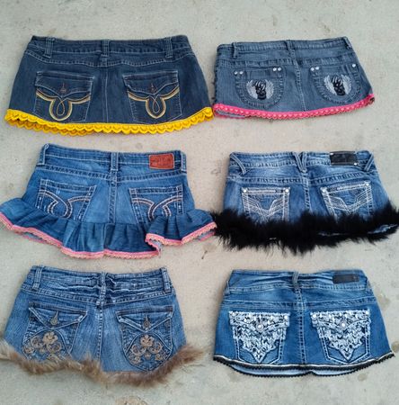 Designer mini skirts ||