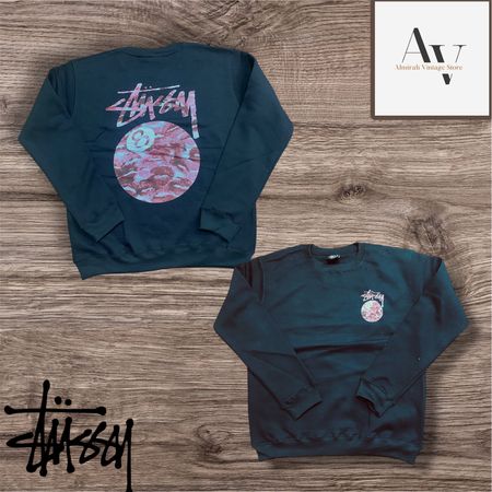 Stussy retravaille le style des sweat-shirts kissis 8 ball