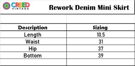 Jupes en denim recyclé CV0125 double face - 20 pièces