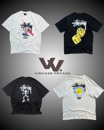 T-shirts style retravaillé Stüssy MOQ 20 pièces #24525