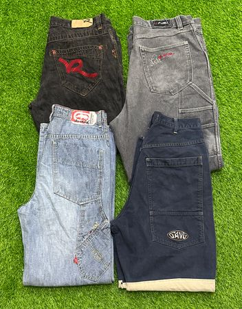 Hiphop jeans 10 pieces  rocawear,fubu,coogi,southpole,ecko