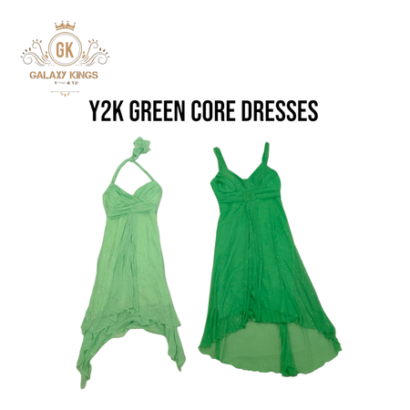 Y2k Green Core Dresses