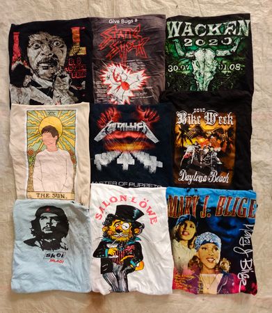 mix Music and band t shirts