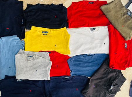 Round Neck Polo Sweaters