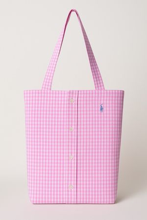 Upcycled RL Shirt Tote