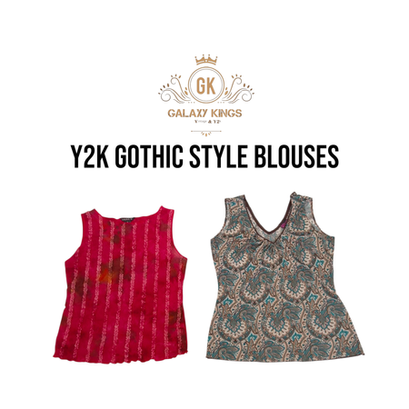 Blusas de Estilo Gótico Y2k