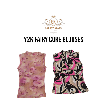 Y2k Fairy Core Blouses