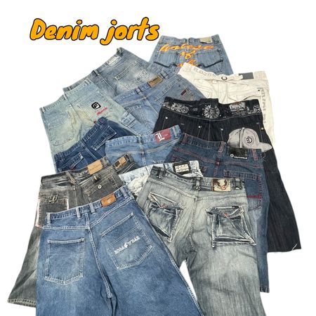 Hip Hop Denim Jorts 40x Bundle | South Pole | Fubu | Rocka wear |