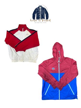 Les coupe-vent The North Face, Nike, Kappa et Puma