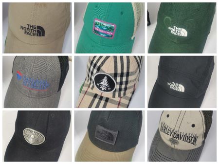 10x Pack de Chapeaux Premium | North Face, Harley-Davidson, Burberry | Streetwear, Plein air, Vintage, Y2K