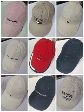 10x Tommy Hilfiger Hat Bundle | Vintage, Y2K, Streetwear, Retro, Flag Logo, Trucker, Dad Caps
