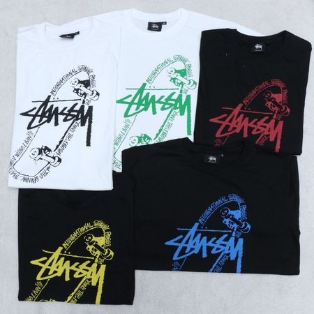 CV0157 Rework Style T-shirts Stussy.