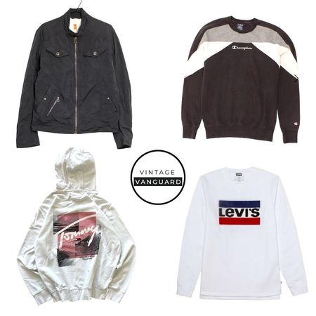 Y2K Sweatshirts Hugo Boss | Tommy Hilfiger | Champion | Levi's | Nike | Addidas | : 10 Pcs