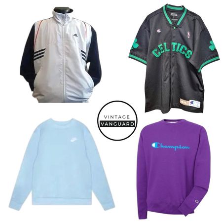 Y2k Sweatshirts | NBA | Nike | Adidas | Champion | Tommy Hilfiger | Levi's | : 10 Pcs