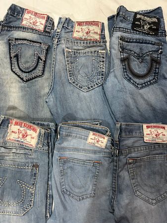 True Religion Rock Revival Baggy Bootcut Jeans 20 Stück