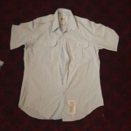 U.S. Air Force shirt Man's Polyester/Cotton Blue Long Sleeve