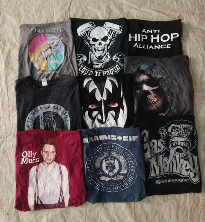 t-shirts de mix musique