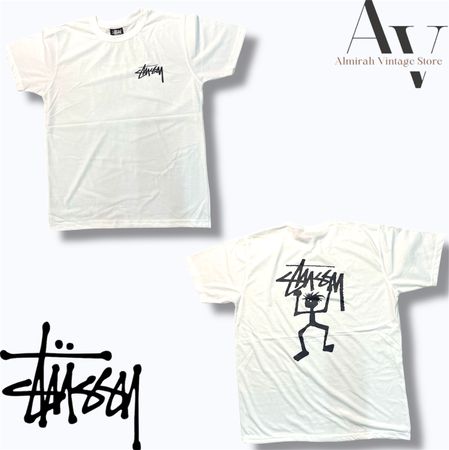 Stussy rework style worrior men t shirts